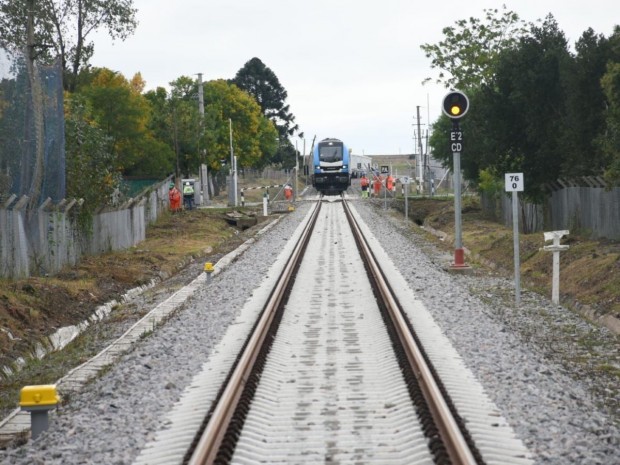 Inauguration Ferrocarril Central, Cardal